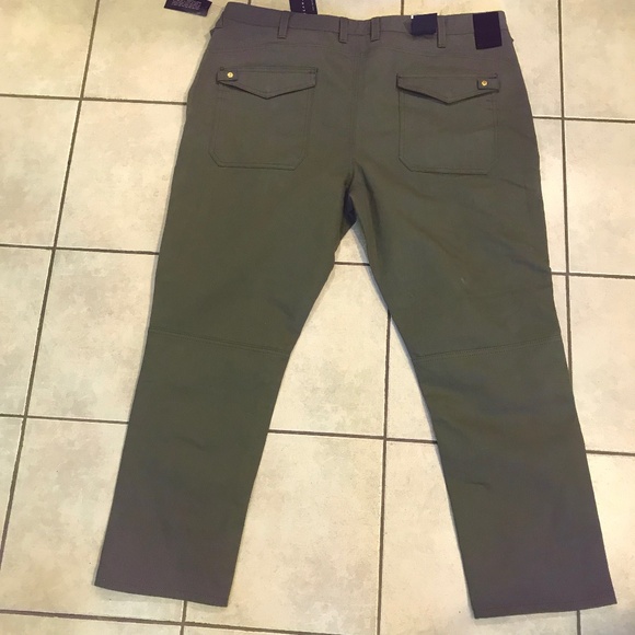 NEW…Sean John Mercer army green cargo stretch jeans - Picture 10 of 15